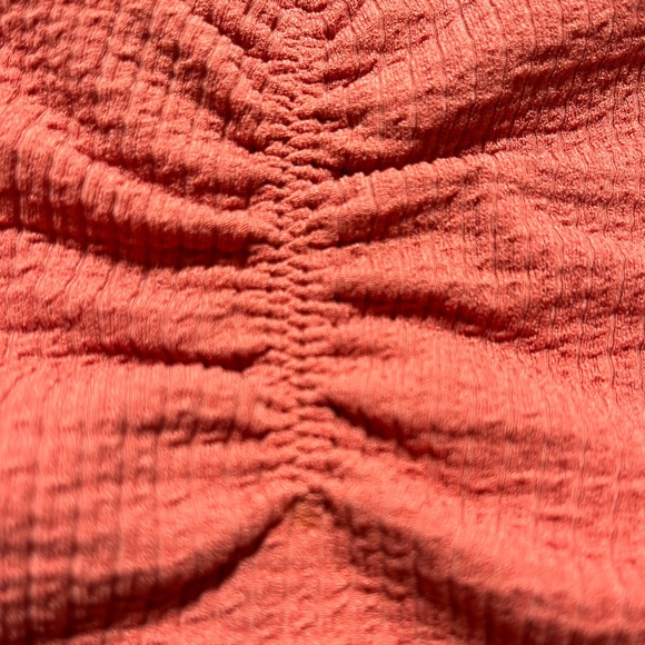 NWT Becca Pucker Up Ginger Orange Bikini Set Malia Halter Top Side Tie Bottom - Picture 16 of 16